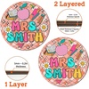 image:imagePersonalized Welcome Door Sign for Classroom  Custom Teacher Name Sign Classroom Door Sign Back To School Decoration Teacher Signs for Classroom Custom Name TeacherGroovy Style