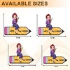 image:imageTeacher Appreciaion Gift Personalized Teacher Wooden Plaque Doll Teacher Sitting On Pencil Sign Colorful Abc Alphabet Desk Sign Back To School Gifts For Teacher Women With Name Sign DOLL TEACHER