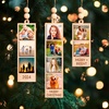 image:imageCustom Photo Ornament Photo Strip Ornament Personalized Photo Strip Christmas Ornament First Married Ornament 2Layered Wood Ornament Photo Frame Photo Multi
