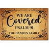image:imagePersonalized Christian Welcome Mat As for me and My House We Will Serve The Lord Doormat Religious Prayers Thought Door Mat Outdoor Indoor Print with Family Name Entryway Decor The LordCovered