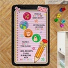image:imagePersonalized Teacher Classroom Rug  Back to School Welcome Mat with A Plus Style  Custom Teacher Gift for Classroom Decor Composition Notebook Rugs Gift Crayon BoxClipboard Style