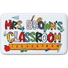 image:imagePersonalized Teacher Classroom Rug  Back to School Welcome Mat with A Plus Style  Custom Teacher Gift for Classroom Decor Composition Notebook Rugs Gift Crayon BoxAlphabet Doodle Letters