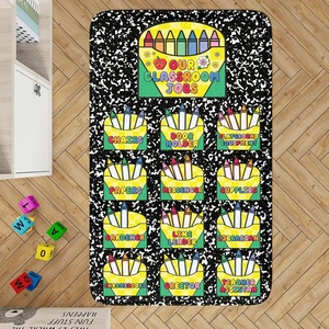 image:imageClassroom Rugs for Kids Colorful Bow Area Rug for Kids Room Decor Classroom Carpet Back to School Rug for Preschool Bedroom Rugs for ToddlersClassroom Jobs