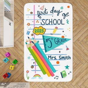 image:imageClassroom Rugs for Kids Colorful Bow Area Rug for Kids Room Decor Classroom Carpet Back to School Rug for Preschool Bedroom Rugs for ToddlersFirst Day
