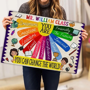 image:imageCustom Classroom Mat Back to School Doormat Classroom Welcome Mats Educational Door Rug Teacher Decor Outdoor School Rug Front Entry Floor Mat Teacher Appreciation Gift WelcomeYour Are