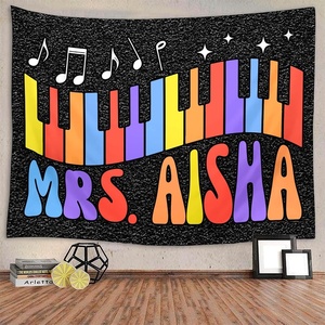 image:imageCustomize Classroom Tapestry Decor Custom Composition Notebook Welcome Teachers Name Classrooms Banner Custom Classroom Tapestries Welcome To My Class Wall Hanging Kindergarten Learning Design 1Design 2