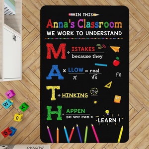 image:imageMathematics Education Rug  School Math Formulas Area Rugs for Playroom Classroom Educational Learning Rugs Carpet for Boys Girls Room Rugs Decor Math Teacher DecorMath D5