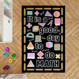 image:imageMathematics Education Rug  School Math Formulas Area Rugs for Playroom Classroom Educational Learning Rugs Carpet for Boys Girls Room Rugs Decor Math Teacher DecorMath D11