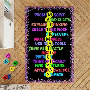 image:imageMathematics Education Rug  School Math Formulas Area Rugs for Playroom Classroom Educational Learning Rugs Carpet for Boys Girls Room Rugs Decor Math Teacher DecorMath D8