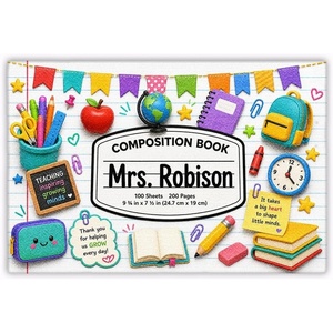image:imagePersonalized Classroom Doormat 3D Effect Doormat for Classroom Decor Custom Notebook Floor Mat Back to School Door Mat for Preschool Elementary Teacher Gift4