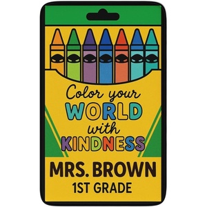 image:imagePersonalized Teacher Classroom Rug  Back to School Welcome Mat with A Plus Style  Custom Teacher Gift for Classroom Decor Composition Notebook Rugs Gift Crayon BoxCrayon Box