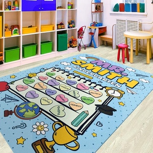 image:imagePersonalized Teacher Classroom Rug  Back to School Welcome Mat with A Plus Style  Custom Teacher Gift for Classroom Decor Composition Notebook Rugs Gift Crayon BoxSticky Note
