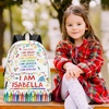 image:imagePersonalized Backpack with Name  Cute Affirmation School Bag Custom Backpack Gift for Back to School Travel Daily Use A5A1