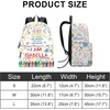 image:imagePersonalized Backpack with Name  Cute Affirmation School Bag Custom Backpack Gift for Back to School Travel Daily Use A5A1