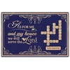 image:imagePersonalized Christian Welcome Mat Custom Family Name Bible Verse Doormat Religious Outdoor Front Door Mat for Christmas Birthday Faith Home Decor Entryway Rug Christian Decorations D3D4