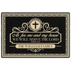 image:imagePersonalized Christian Welcome Mat Custom Family Name Bible Verse Doormat Religious Outdoor Front Door Mat for Christmas Birthday Faith Home Decor Entryway Rug Christian Decorations D3D5