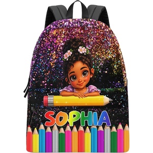 image:imagePersonalized Backpack with Name  Cute Affirmation School Bag Custom Backpack Gift for Back to School Travel Daily Use A5A5