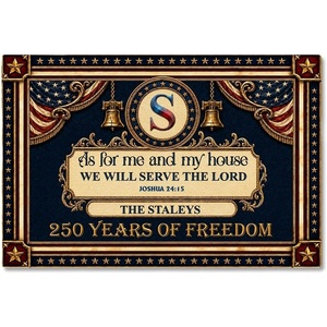 image:imagePersonalized Christian Welcome Mat Custom Family Name Bible Verse Doormat Religious Outdoor Front Door Mat for Christmas Birthday Faith Home Decor Entryway Rug Christian Decorations D3D6