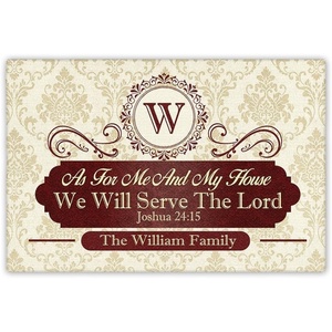 image:imagePersonalized Christian Welcome Mat Custom Family Name Bible Verse Doormat Religious Outdoor Front Door Mat for Christmas Birthday Faith Home Decor Entryway Rug Christian Decorations D3D2