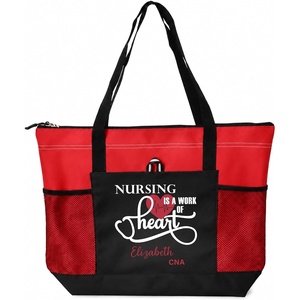 image:imagePersonalized Nurse Tote Bag for Women Custom Name CNA BagNurse Appreciation Gift for Nursing amp TeachersStyle04