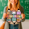 image:imagePersonalized Teacher Appreciation Gifts Teacher Door Signs Welcome Sign for Classroom Door Floral Teacher Name Sign Back to School Door Hanger Teacher Gifts from Students Wooden Plaque LovelyPencil