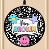image:imagePersonalized Teacher Appreciation Gifts Teacher Door Signs Welcome Sign for Classroom Door Floral Teacher Name Sign Back to School Door Hanger Teacher Gifts from Students Wooden Plaque Cute Notebook