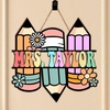 image:imagePersonalized Teacher Appreciation Gifts Teacher Door Signs Welcome Sign for Classroom Door Floral Teacher Name Sign Back to School Door Hanger Teacher Gifts from Students Wooden Plaque LovelyPencil