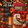 image:imageCustomized Christmas Round Rug 3D Optical Illusion Area Rug Santa Claus Gnome Snowman Rugs Circle Entryway Front Door Washable for Home Decor for Living Room Kids Girls XMAS08Xmas14