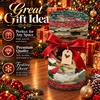 image:imageCustomized Christmas Round Rug 3D Optical Illusion Area Rug Santa Claus Gnome Snowman Rugs Circle Entryway Front Door Washable for Home Decor for Living Room Kids Girls XMAS08Xmas21