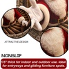 image:imageCustomized Christmas Round Rug 3D Optical Illusion Area Rug Santa Claus Gnome Snowman Rugs Circle Entryway Front Door Washable for Home Decor for Living Room Kids Girls XMAS08Xmas35