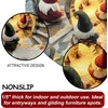 image:imageCustomized Christmas Round Rug 3D Optical Illusion Area Rug Santa Claus Gnome Snowman Rugs Circle Entryway Front Door Washable for Home Decor for Living Room Kids Girls XMAS08Xmas20