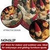 image:imageCustomized Christmas Round Rug 3D Optical Illusion Area Rug Santa Claus Gnome Snowman Rugs Circle Entryway Front Door Washable for Home Decor for Living Room Kids Girls XMAS08Xmas21