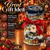 image:imageCustomized Christmas Round Rug 3D Optical Illusion Area Rug Santa Claus Gnome Snowman Rugs Circle Entryway Front Door Washable for Home Decor for Living Room Kids Girls XMAS08Xmas17