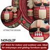 image:imageCustomized Christmas Round Rug 3D Optical Illusion Area Rug Santa Claus Gnome Snowman Rugs Circle Entryway Front Door Washable for Home Decor for Living Room Kids Girls XMAS08Xmas09