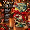 image:imageCustomized Christmas Round Rug 3D Optical Illusion Area Rug Santa Claus Gnome Snowman Rugs Circle Entryway Front Door Washable for Home Decor for Living Room Kids Girls XMAS08Xmas24
