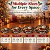 image:imageCustomized Christmas Round Rug 3D Optical Illusion Area Rug Santa Claus Gnome Snowman Rugs Circle Entryway Front Door Washable for Home Decor for Living Room Kids Girls XMAS08Xmas01