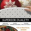 image:imageCustomized Christmas Round Rug 3D Optical Illusion Area Rug Santa Claus Gnome Snowman Rugs Circle Entryway Front Door Washable for Home Decor for Living Room Kids Girls XMAS08Xmas15