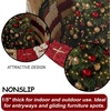image:imageCustomized Christmas Round Rug 3D Optical Illusion Area Rug Santa Claus Gnome Snowman Rugs Circle Entryway Front Door Washable for Home Decor for Living Room Kids Girls XMAS08Xmas13