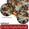 image:imageCustomized Christmas Round Rug 3D Optical Illusion Area Rug Santa Claus Gnome Snowman Rugs Circle Entryway Front Door Washable for Home Decor for Living Room Kids Girls XMAS08Xmas17