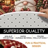 image:imageCustomized Christmas Round Rug 3D Optical Illusion Area Rug Santa Claus Gnome Snowman Rugs Circle Entryway Front Door Washable for Home Decor for Living Room Kids Girls XMAS08Xmas36