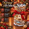 image:imageCustomized Christmas Round Rug 3D Optical Illusion Area Rug Santa Claus Gnome Snowman Rugs Circle Entryway Front Door Washable for Home Decor for Living Room Kids Girls XMAS08Xmas32
