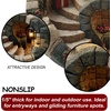 image:imageCustomized Christmas Round Rug 3D Optical Illusion Area Rug Santa Claus Gnome Snowman Rugs Circle Entryway Front Door Washable for Home Decor for Living Room Kids Girls XMAS08Xmas30