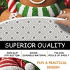 image:imageCustomized Christmas Round Rug 3D Optical Illusion Area Rug Santa Claus Gnome Snowman Rugs Circle Entryway Front Door Washable for Home Decor for Living Room Kids Girls XMAS08Xmas22