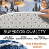 image:imageCustomized Christmas Round Rug 3D Optical Illusion Area Rug Santa Claus Gnome Snowman Rugs Circle Entryway Front Door Washable for Home Decor for Living Room Kids Girls XMAS08Xmas08