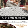 image:imageCustomized Christmas Round Rug 3D Optical Illusion Area Rug Santa Claus Gnome Snowman Rugs Circle Entryway Front Door Washable for Home Decor for Living Room Kids Girls XMAS08Xmas16