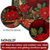 image:imageCustomized Christmas Round Rug 3D Optical Illusion Area Rug Santa Claus Gnome Snowman Rugs Circle Entryway Front Door Washable for Home Decor for Living Room Kids Girls XMAS08Xmas18