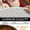 image:imageCustomized Christmas Round Rug 3D Optical Illusion Area Rug Santa Claus Gnome Snowman Rugs Circle Entryway Front Door Washable for Home Decor for Living Room Kids Girls XMAS08Xmas35