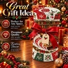 image:imageCustomized Christmas Round Rug 3D Optical Illusion Area Rug Santa Claus Gnome Snowman Rugs Circle Entryway Front Door Washable for Home Decor for Living Room Kids Girls XMAS08Xmas39