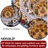 image:imageCustomized Christmas Round Rug 3D Optical Illusion Area Rug Santa Claus Gnome Snowman Rugs Circle Entryway Front Door Washable for Home Decor for Living Room Kids Girls XMAS08Xmas33