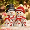 image:imagePersonalized 3D Snowman LED Light Box Christmas Grandma Grandpa Snowman with Kids Name LED Night Light 3D Effect Gift for Grandma Nana Gigi from Granddaughter Grandson on ChristmasSNOWMAN04